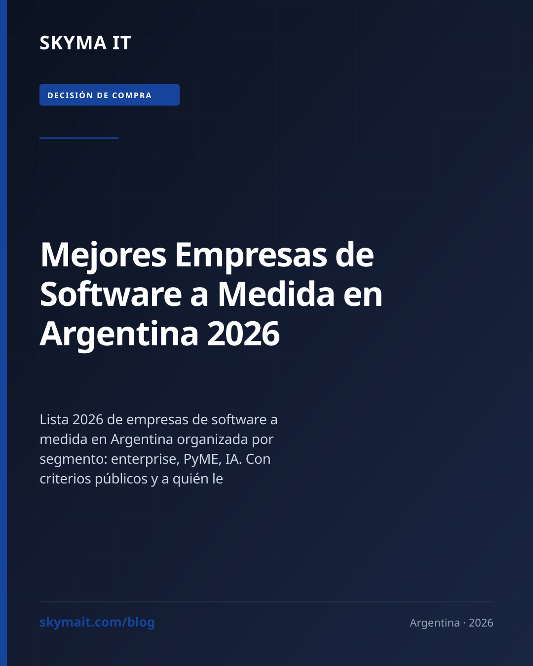 Mejores Empresas de Software a Medida en Argentina 2026