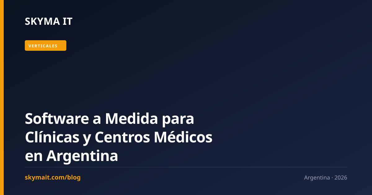 Software a Medida para Clínicas y Centros Médicos en Argentina
