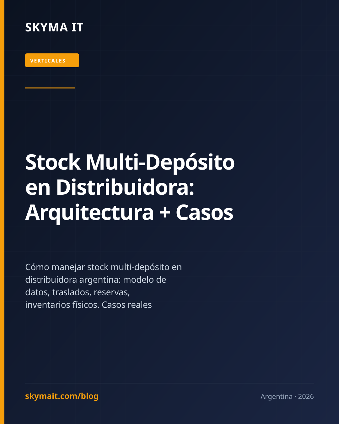 Stock Multi-Depósito en Distribuidora: Arquitectura + Casos